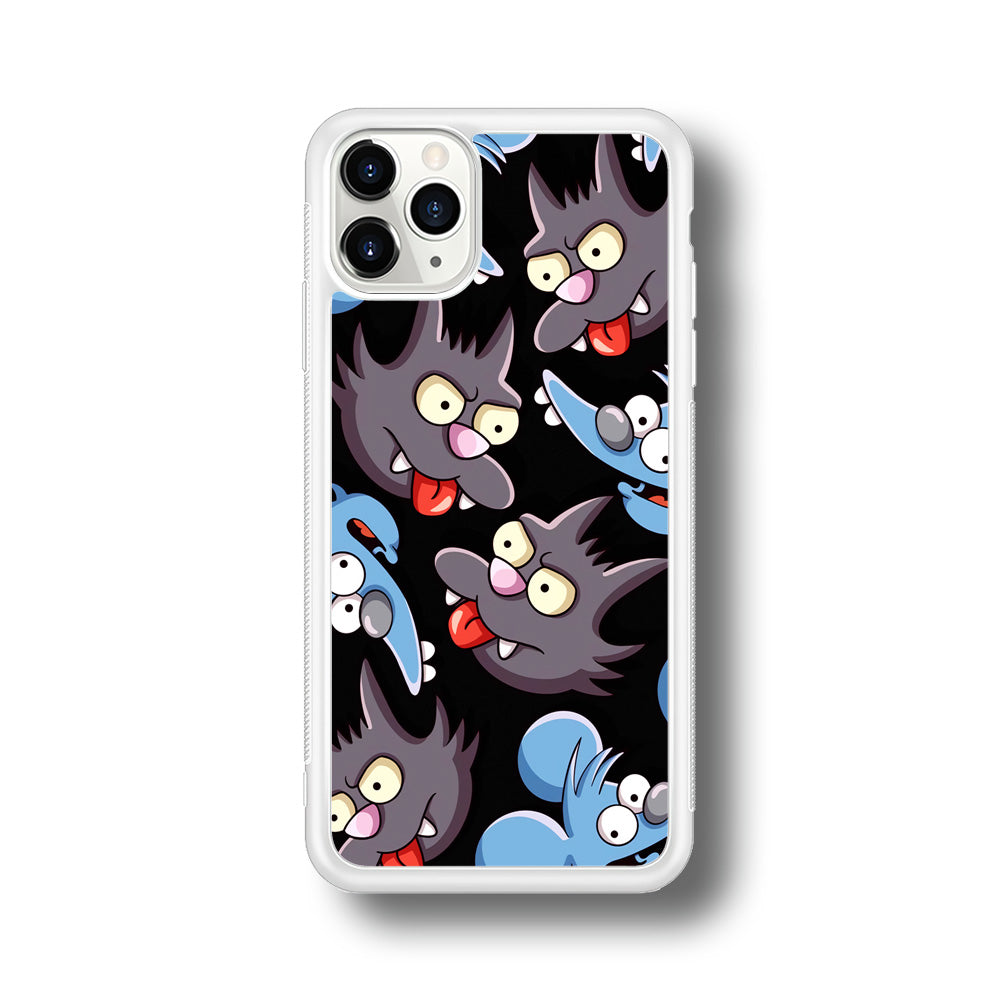 Simpson Snowball Cat iPhone 11 Pro Max Case