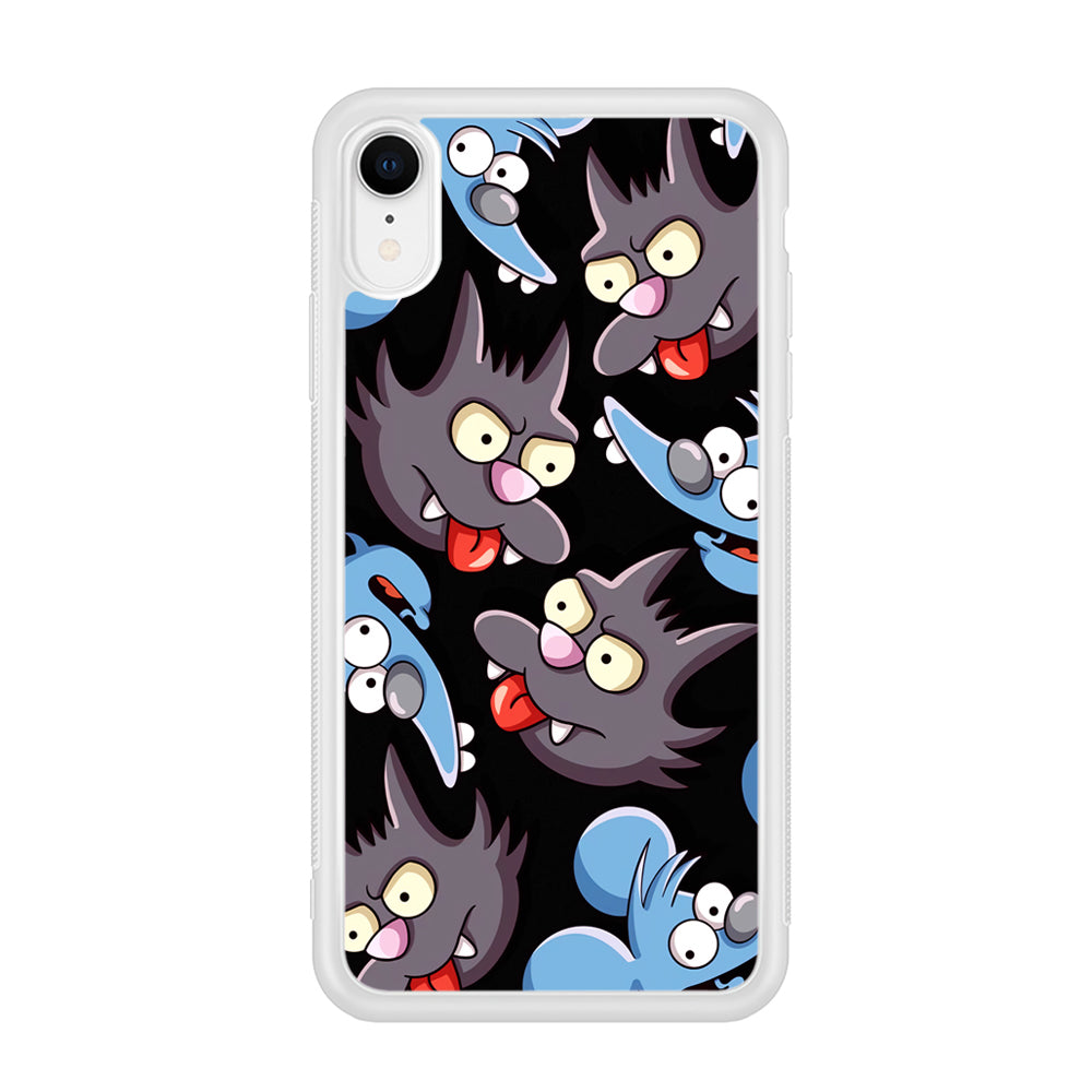 Simpson Snowball Cat iPhone XR Case