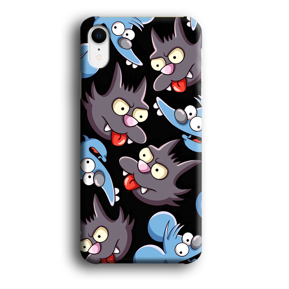 Simpson Snowball Cat iPhone XR Case