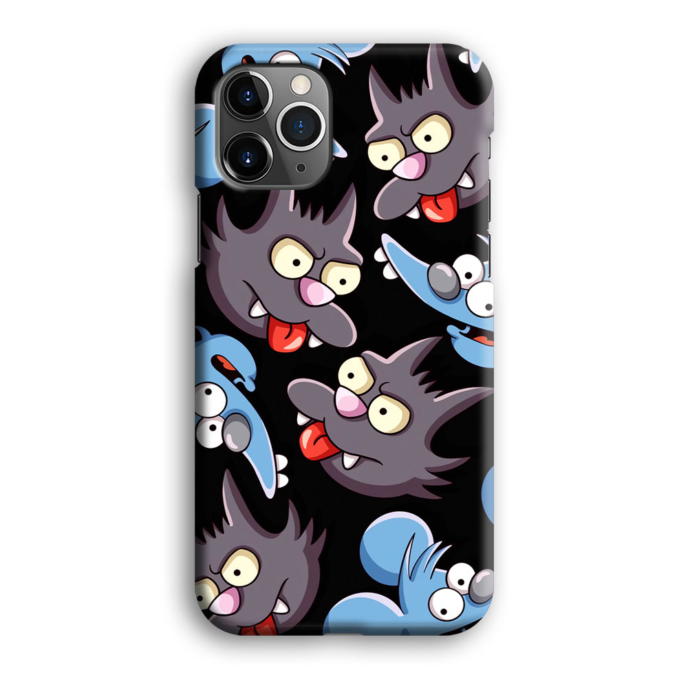 Simpson Snowball Cat iPhone 12 Pro Case