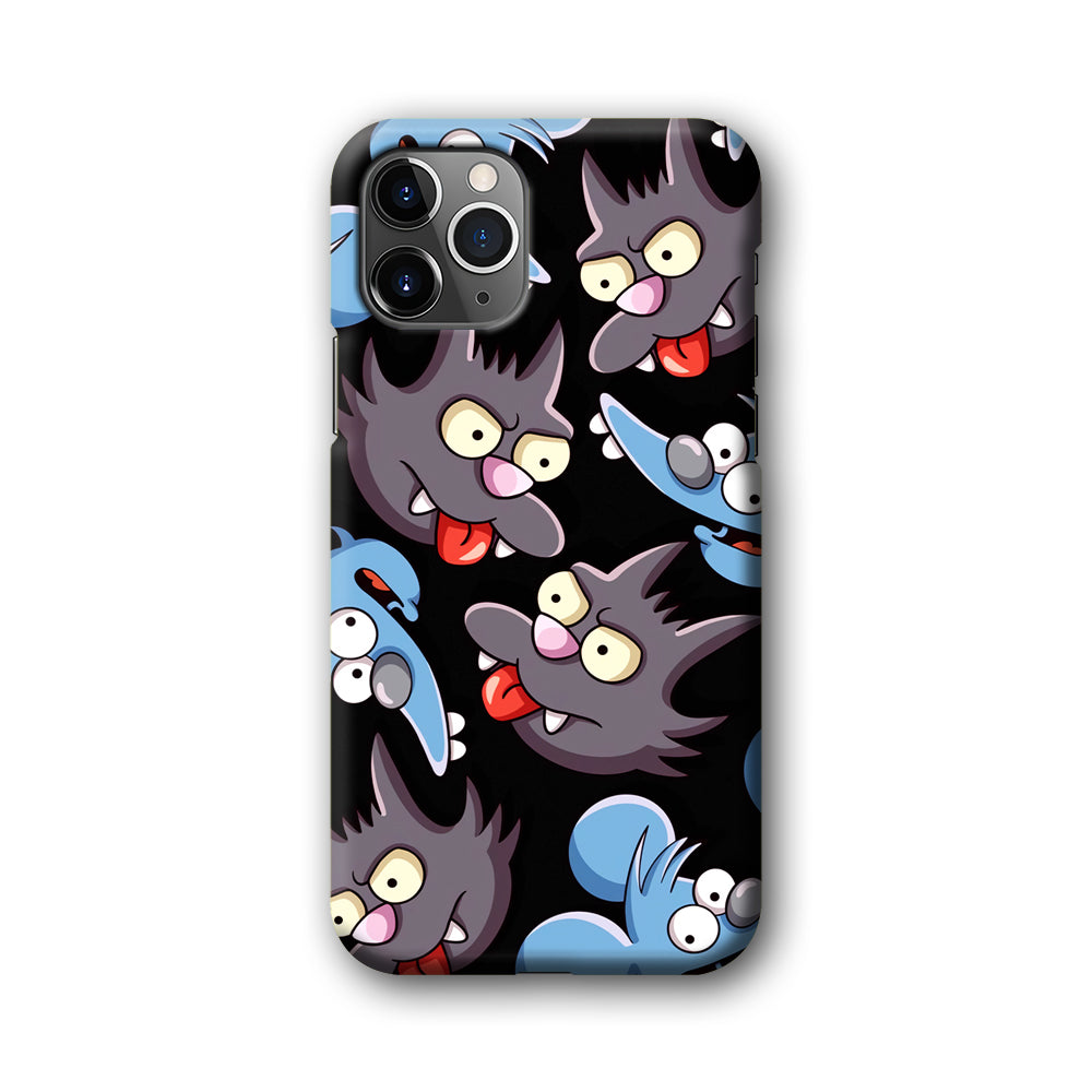 Simpson Snowball Cat iPhone 11 Pro Max Case