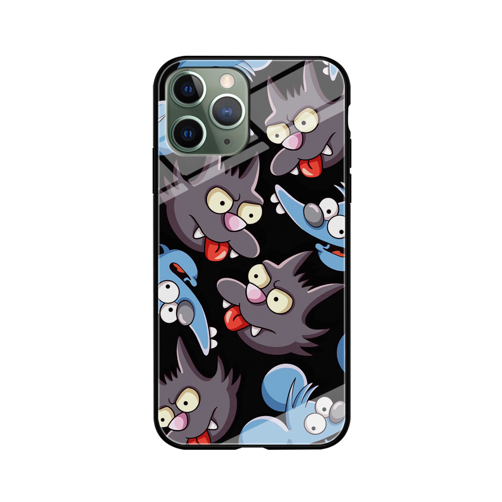 Simpson Snowball Cat iPhone 11 Pro Max Case