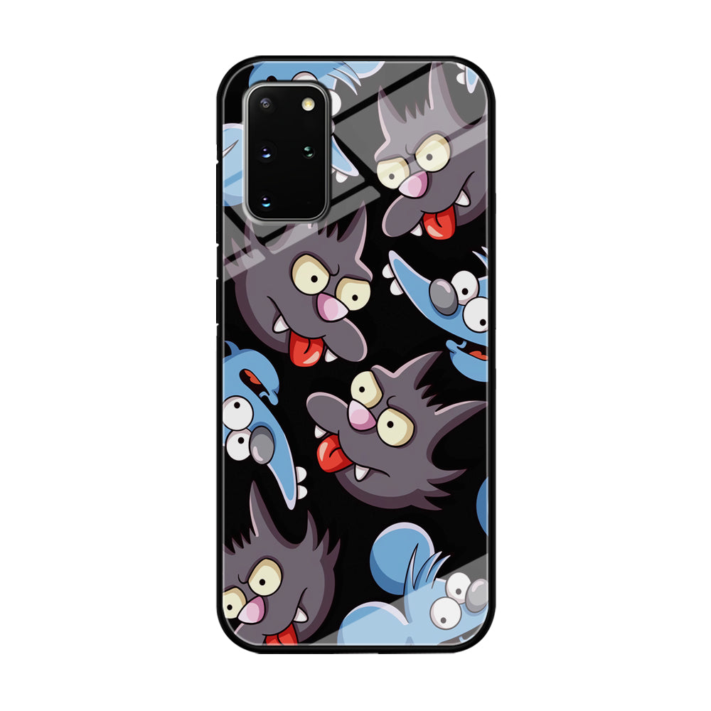 Simpson Snowball Cat Samsung Galaxy S20 Plus Case