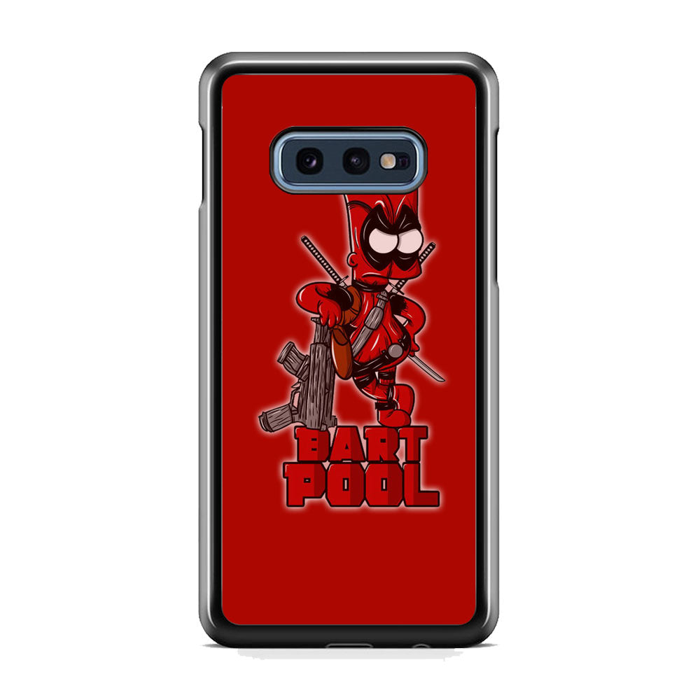 Simpson Bart Deadpool Samsung Galaxy 10e Case