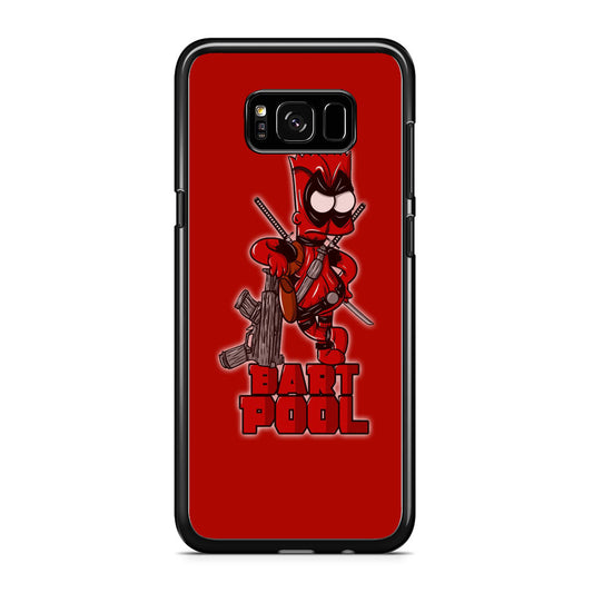 Simpson Bart Deadpool Samsung Galaxy S8 Case