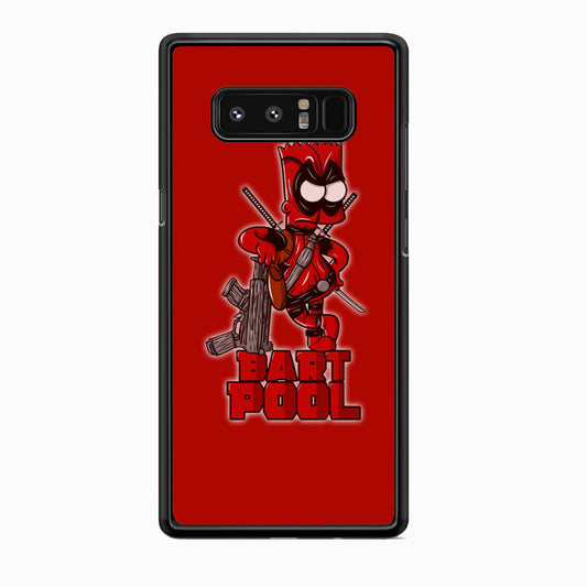 Simpson Bart Deadpool Samsung Galaxy Note 8 Case