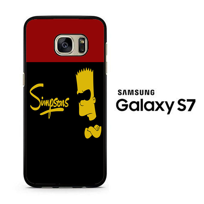 Simpson Black Samsung Galaxy S7 Case
