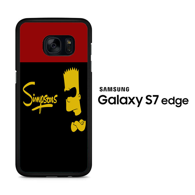 Simpson Black Samsung Galaxy S7 Edge Case