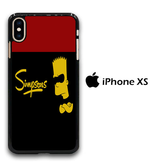 Simpson Black iPhone Xs Case