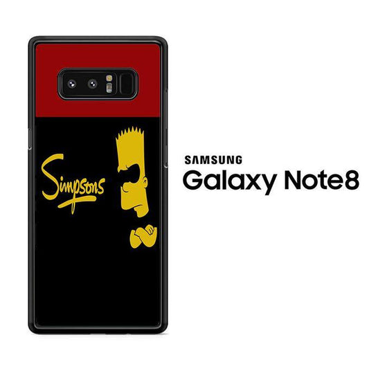 Simpson Black Samsung Galaxy Note 8 Case - ezzyst