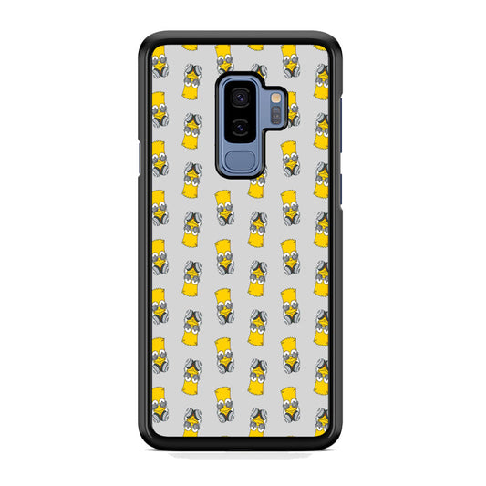 Simpson Doodle Head Earphone Samsung Galaxy S9 Plus Case