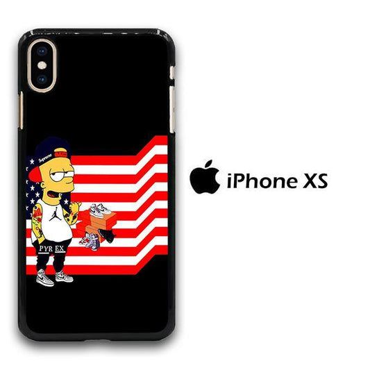 Simpson Flag iPhone Xs Case - ezzyst
