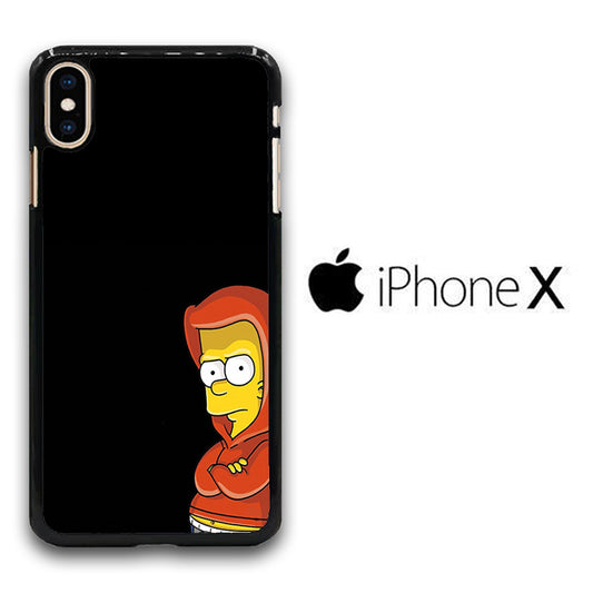 Simpson Hoodie iPhone X Case