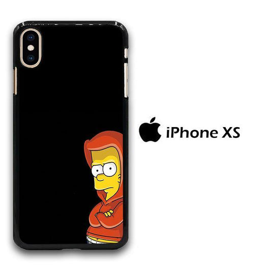 Simpson Hoodie iPhone Xs Case - ezzyst
