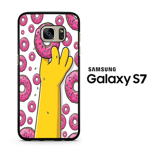 Simpson Many Donut Samsung Galaxy S7 Case