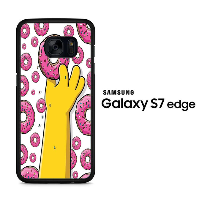 Simpson Many Donut Samsung Galaxy S7 Edge Case