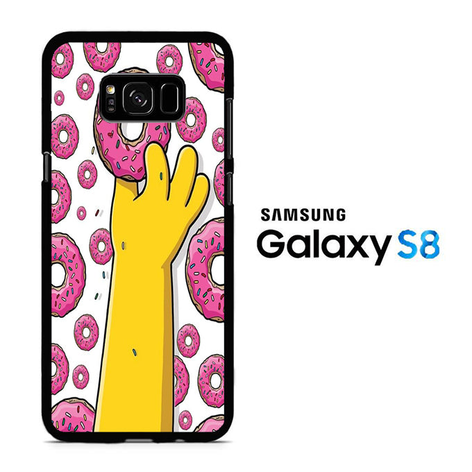 Simpson Many Donut Samsung Galaxy S8 Case
