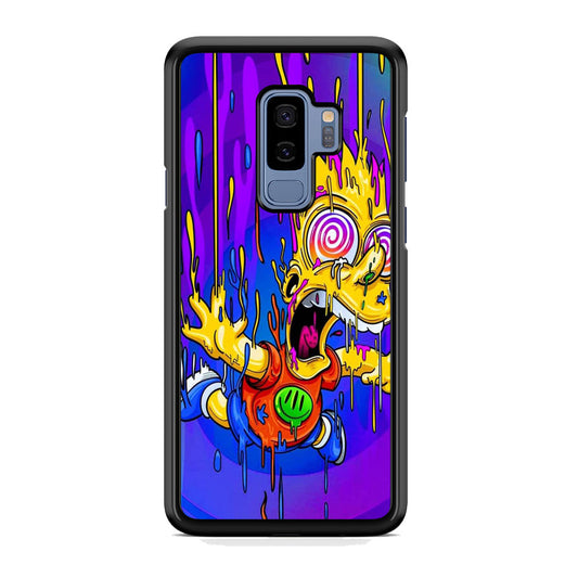 Simpson Melting In The Hallway Time Samsung Galaxy S9 Plus Case