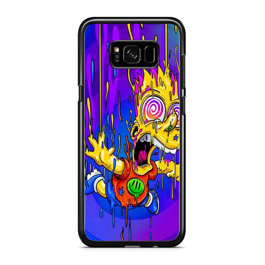 Simpson Melting In The Hallway Time Samsung Galaxy S8 Case