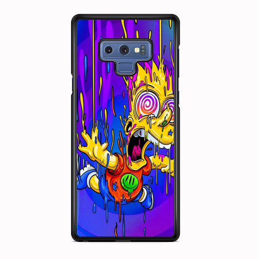 Simpson Melting In The Hallway Time Samsung Galaxy Note 9 Case