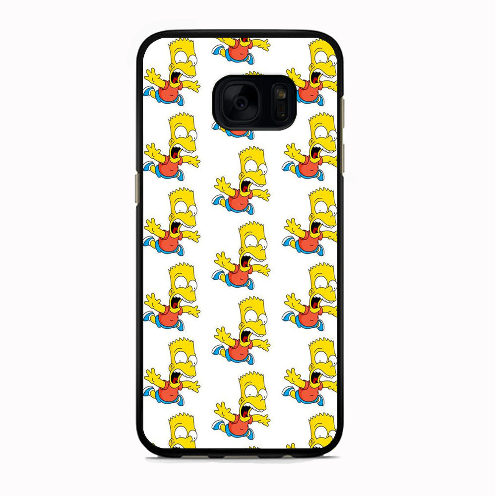 Simpson Scream Samsung Galaxy S7 Edge Case