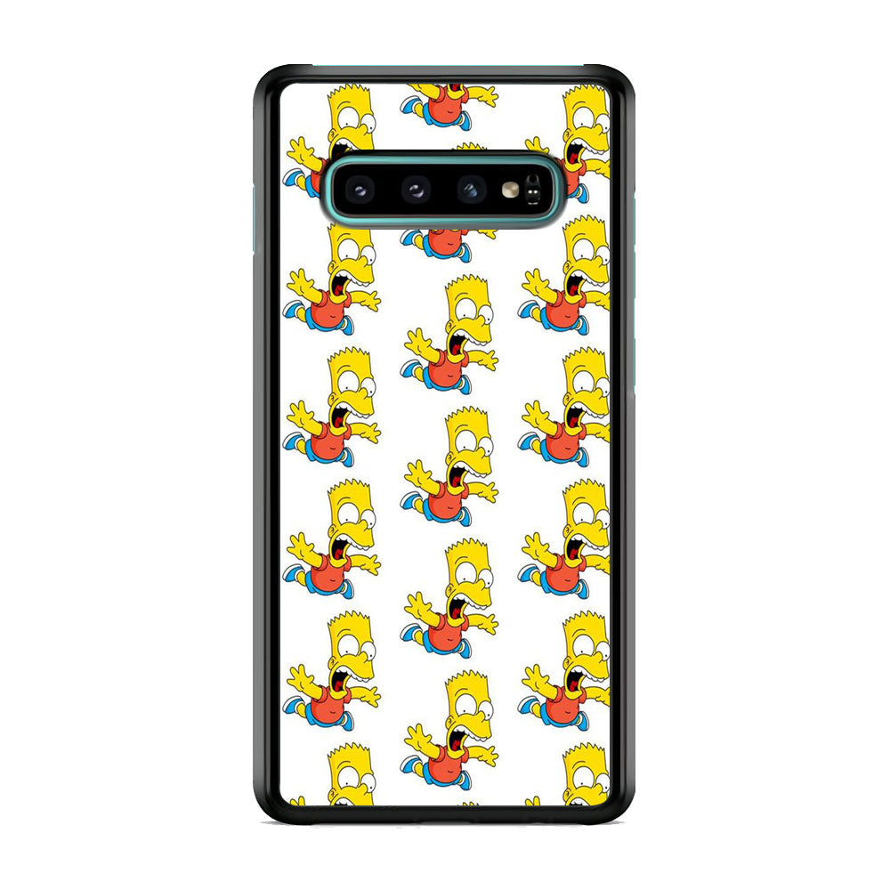 Simpson Scream Samsung Galaxy S10 Plus Case