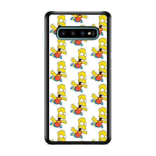 Simpson Scream Samsung Galaxy S10 Case