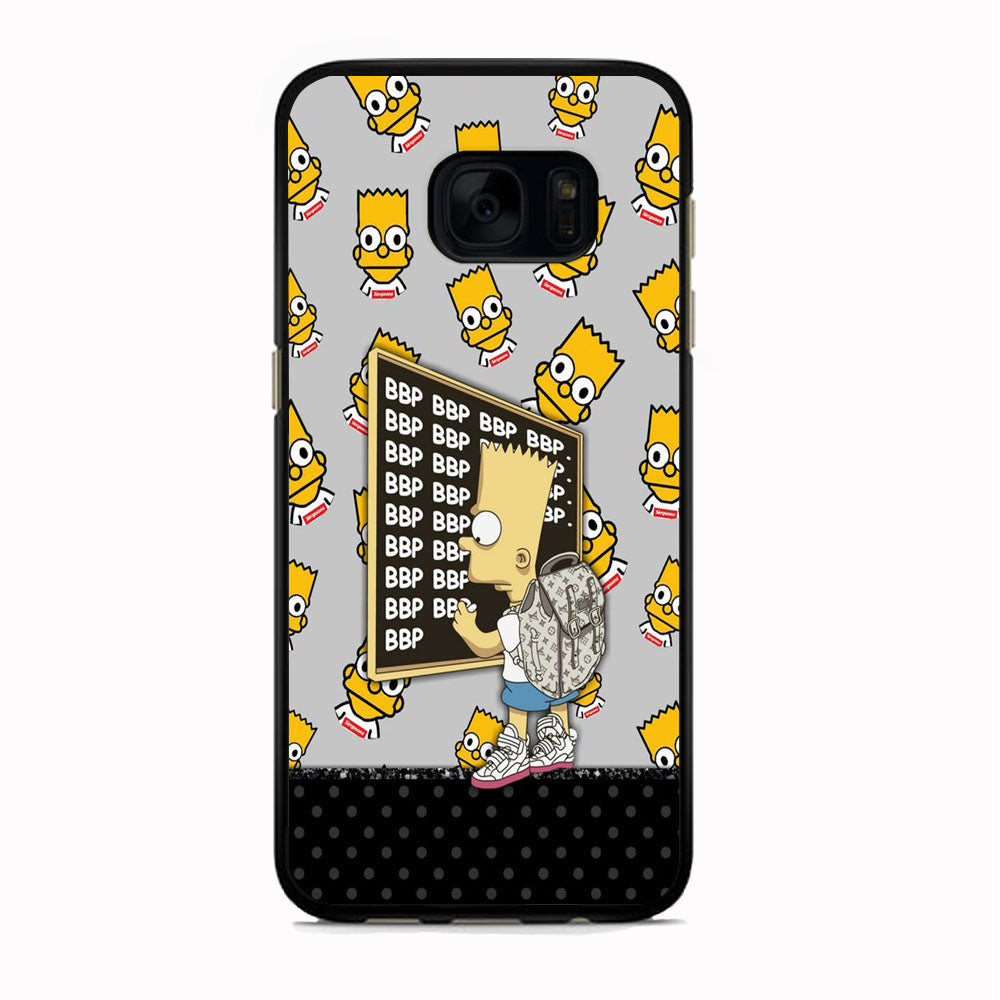 Simpson Write On The Black Board Samsung Galaxy S7 Case