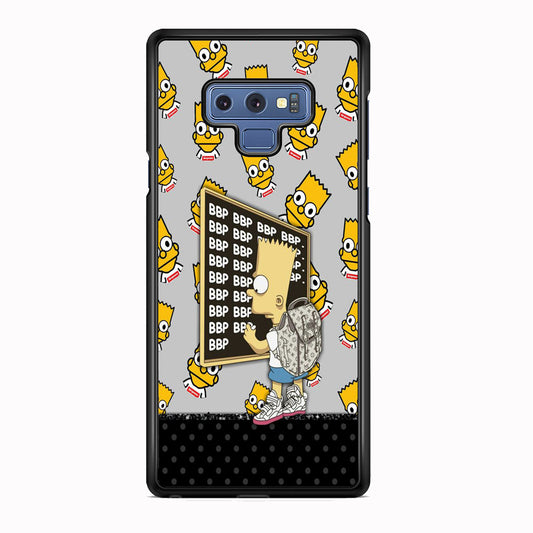 Simpson Write On The Black Board Samsung Galaxy Note 9 Case