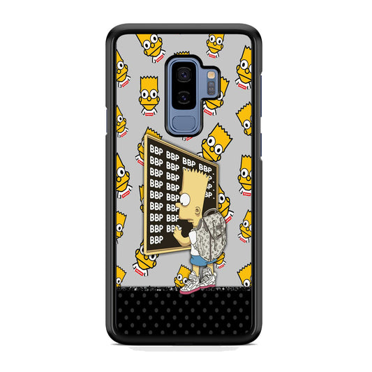 Simpson Write On The Black Board Samsung Galaxy S9 Plus Case
