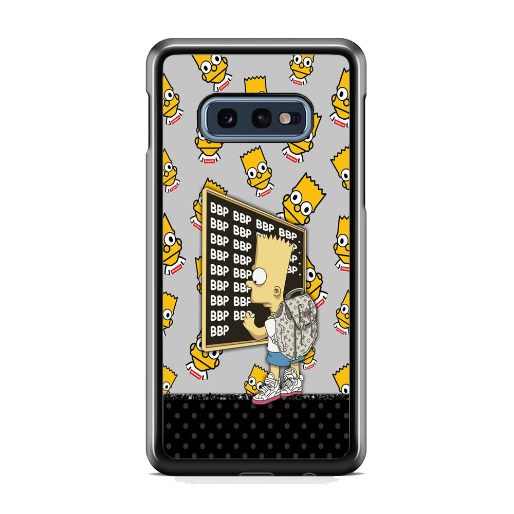 Simpson Write On The Black Board Samsung Galaxy 10e Case