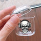 Skull Earphone Music Protective Clear Case Cover For Apple Airpods