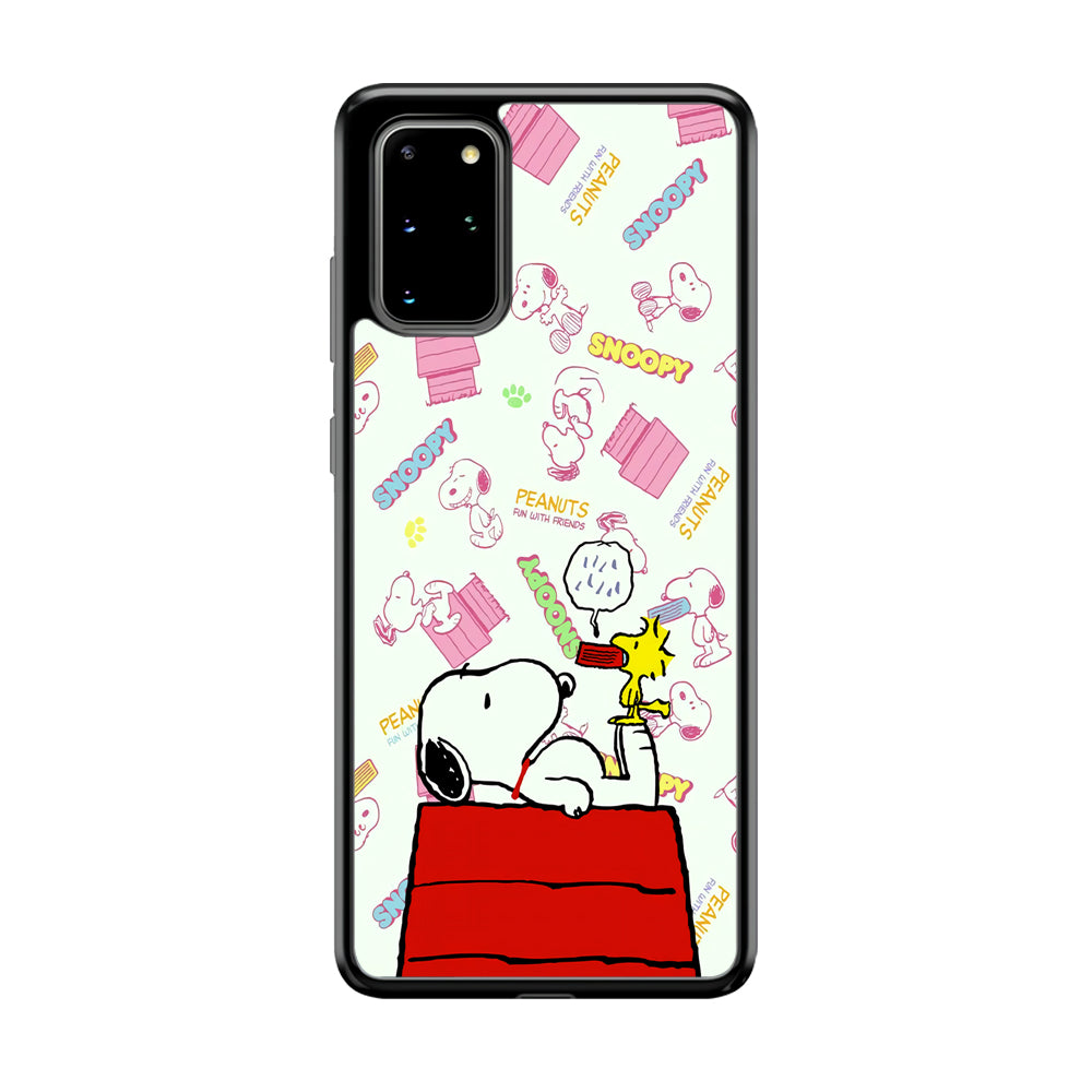 Snoopy Comfort Together Samsung Galaxy S20 Plus Case