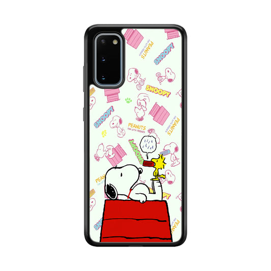 Snoopy Comfort Together Samsung Galaxy S20 Case