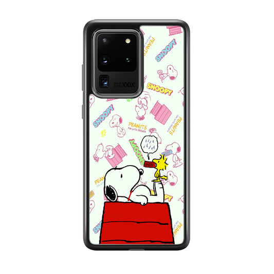 Snoopy Comfort Together Samsung Galaxy S20 Ultra Case