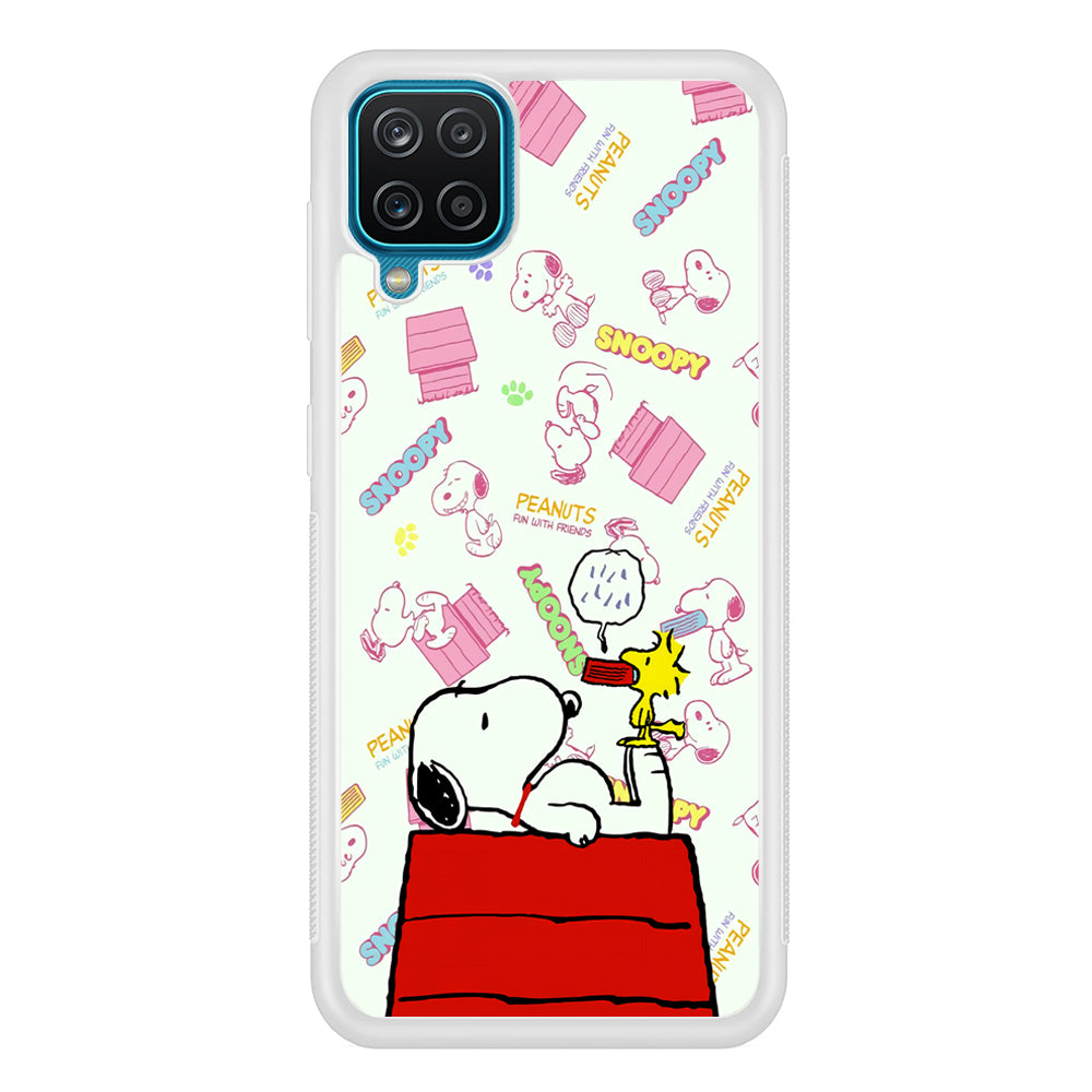 Snoopy Comfort Together Samsung Galaxy A12 Case