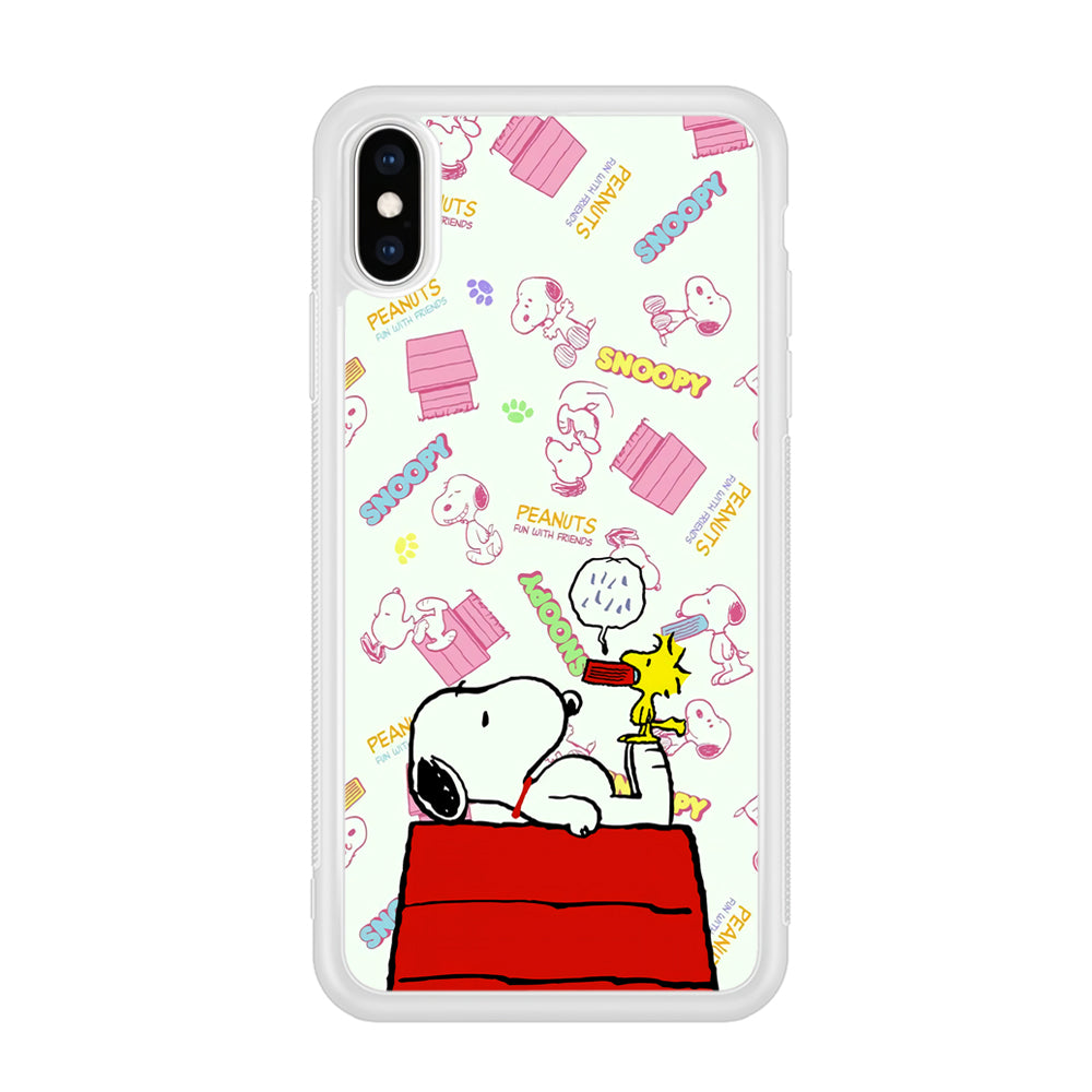 Snoopy Comfort Together iPhone XS Case