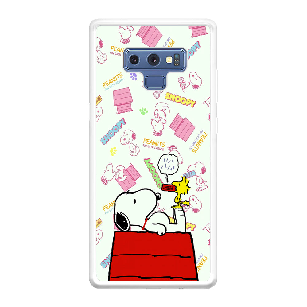 Snoopy Comfort Together Samsung Galaxy Note 9 Case