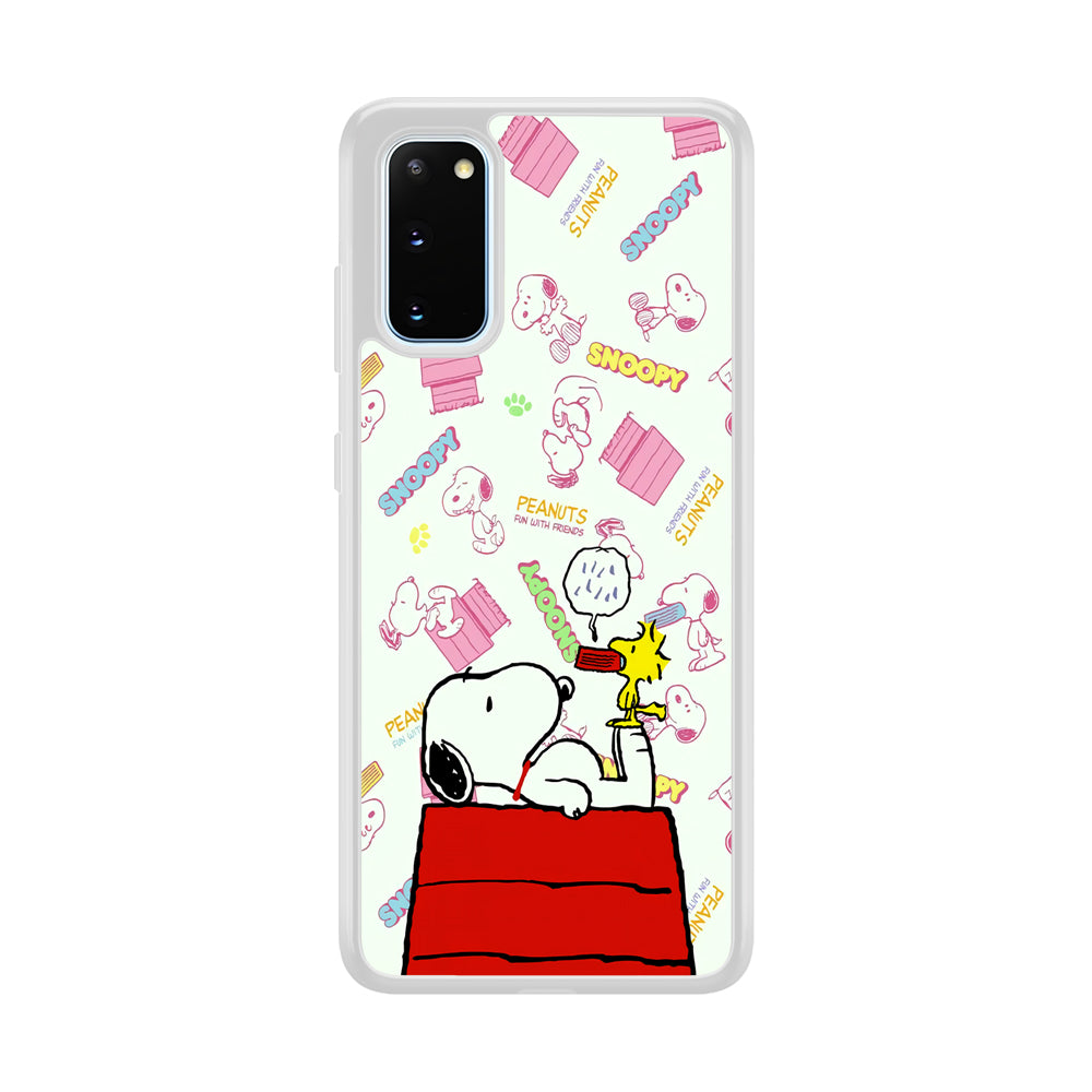 Snoopy Comfort Together Samsung Galaxy S20 Case