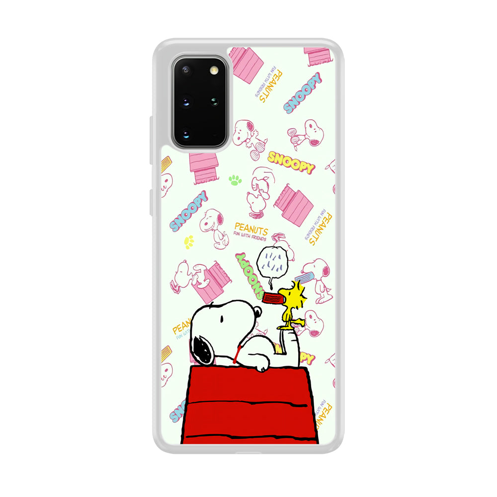 Snoopy Comfort Together Samsung Galaxy S20 Plus Case