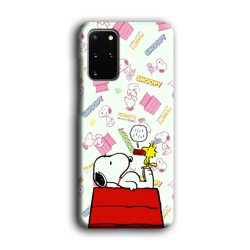 Snoopy Comfort Together Samsung Galaxy S20 Plus Case