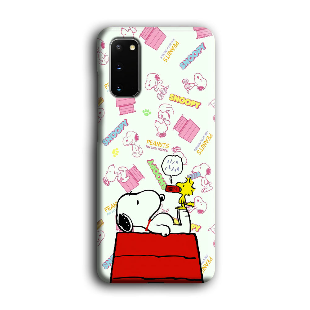 Snoopy Comfort Together Samsung Galaxy S20 Case