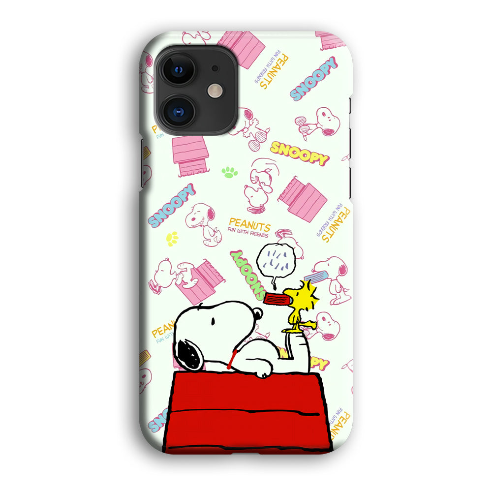 Snoopy Comfort Together iPhone 12 Case