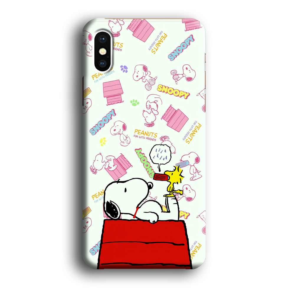 Snoopy Comfort Together iPhone XS Case