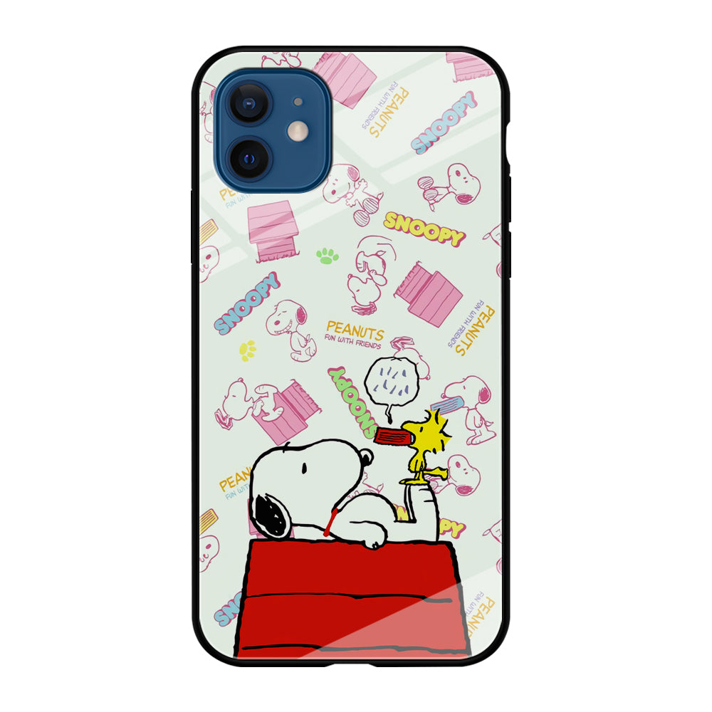 Snoopy Comfort Together iPhone 12 Case