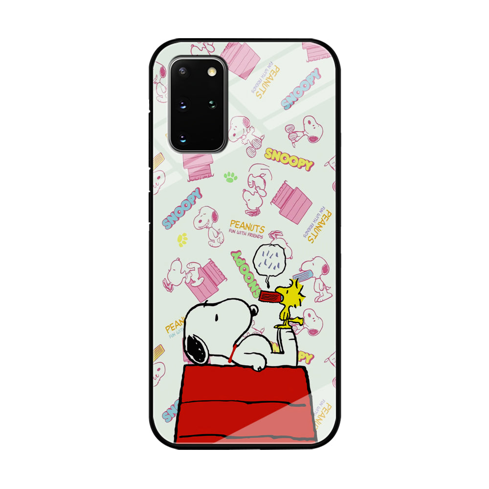 Snoopy Comfort Together Samsung Galaxy S20 Plus Case