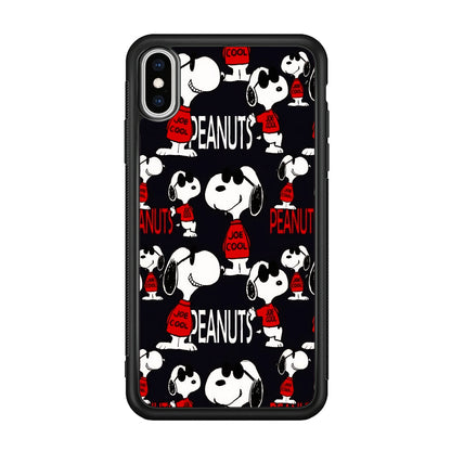 Snoopy Cool Peanuts Sweater iPhone X Case