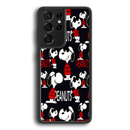 Snoopy Cool Peanuts Sweater Samsung Galaxy S21 Ultra Case