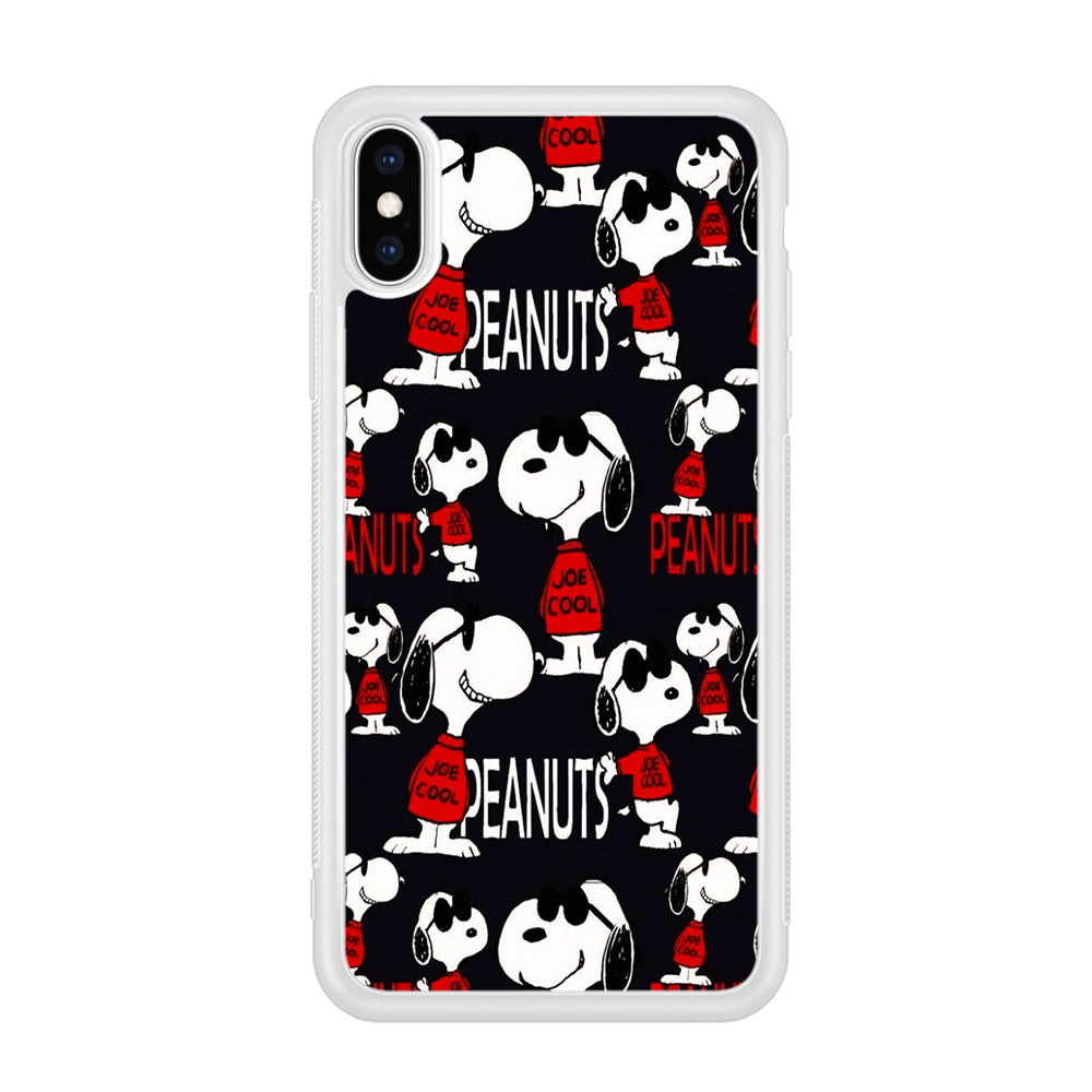 Snoopy Cool Peanuts Sweater iPhone X Case