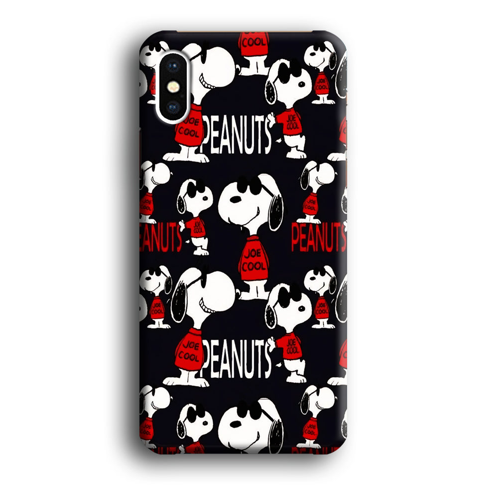 Snoopy Cool Peanuts Sweater iPhone X Case